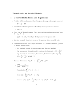 1 General Definitions and Equations