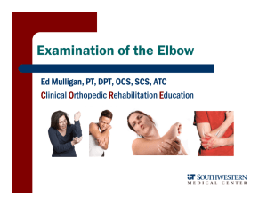 06 Elbow Examination Lecture - tablet view