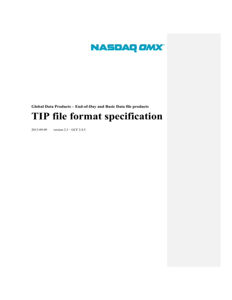 TIP file Format Specification 