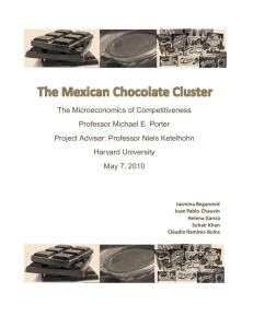 Mexico Chocolate Cluster - Institute For Strategy And Competitiveness