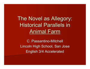 Historical Parallels in Animal Farm