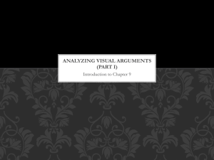 analyzing visual arguments (part i)