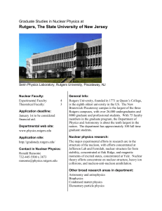 Rutgers, The State University of New Jersey