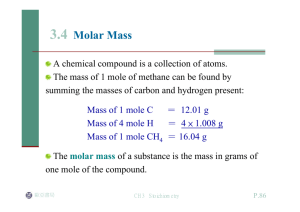 molar mass