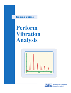 Perform Vibration Analysis