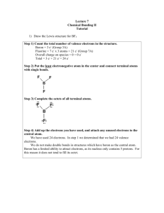 Lecture 7 Chemical Bonding II