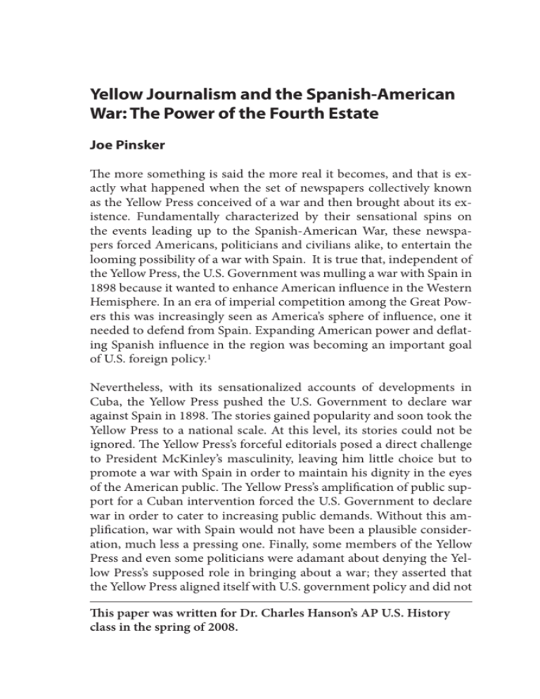 yellow-journalism-and-the-spanish-american-war