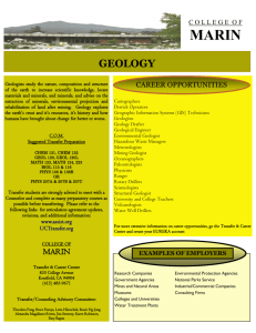 Geology - College of Marin