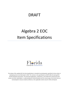 Algebra-2-Test-Item-Specifications