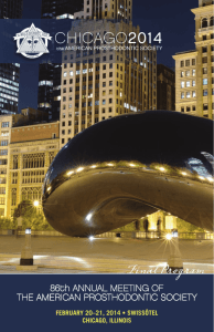 chicago2014 - The American Prosthodontic Society