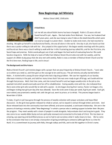 New Beginnings Jail Ministry