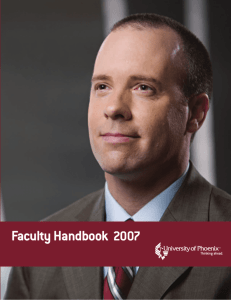 AY-1007 Faculty Handbook
