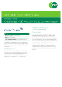 IOOF Multi Series Balanced Trust