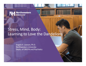 Stress, Mind, Body - Northwestern University