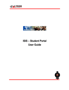 ISIS Student Portal Guide - Akita International University
