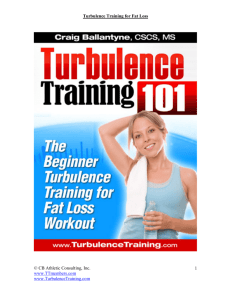 Turbulence Training for Fat Loss - preview