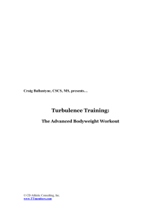 Turbulence Training: