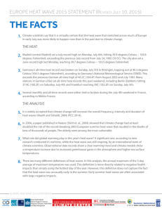 the facts - Climate Central