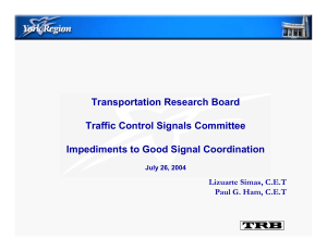 Impediments to Good Signal Coordination