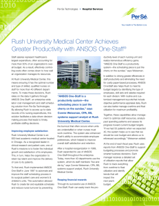 Rush University Medical Center Achieves Greater Productivity with
