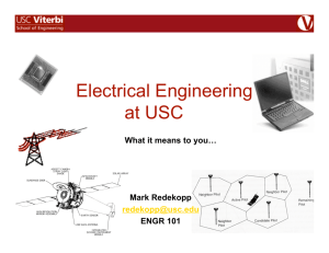 Electrical Engineering at USC