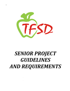 senior project - Twin Falls School District #411