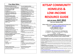 kitsap community homeless & low
