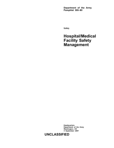 Hospital/Medical Facility Safety Management