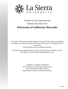 University of California, Riverside
