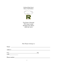 Full Handbook 2014.15 - Richland High School