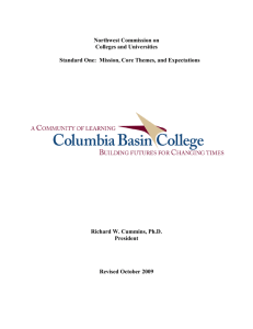 Columbia Basin Colle.. - Northwest Commission on Colleges and