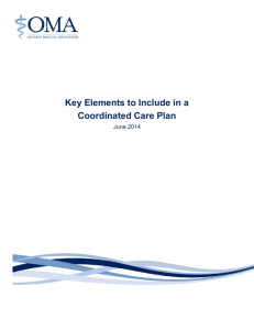 Research Paper - Key Elements to Include in a Coordinated Care Plan