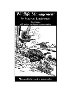 Wildlife Management for Missouri Landowners pdf