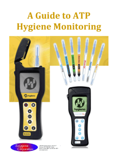 A Guide to ATP Hygiene Monitoring