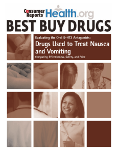 Drugs Used To Treat Nausea - Take Control of your Health