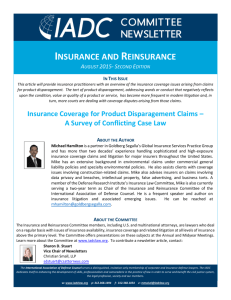 Insurance Coverage for Product Disparagement Claims