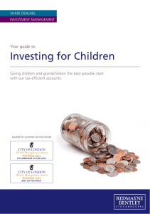 Investing for Children - Redmayne