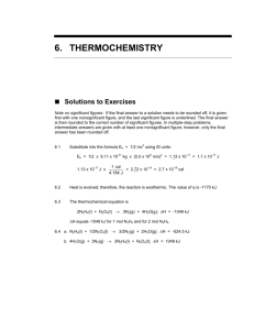 6. thermochemistry