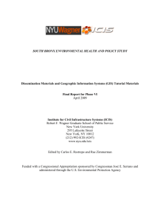 SOUTH BRONX ENVIRONMENTAL HEALTH AND POLICY STUDY