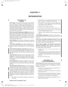 CHAPTER 11 REFRIGERATION