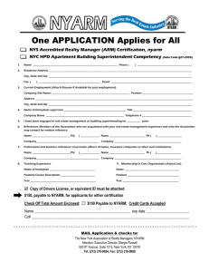 One APPLICATION Applies for All