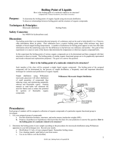 Boiling Point of Liquids