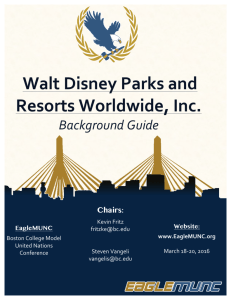 Walt Disney Parks and Resorts Worldwide, Inc.