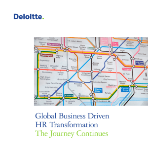Global Business Driven HR Transformation