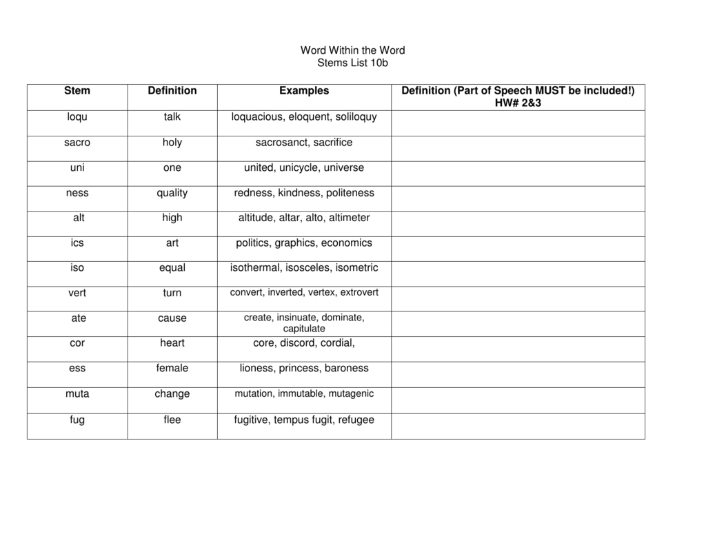 word-within-the-word-stems-list-10b-stem-definition-examples