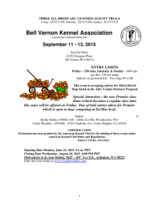 Bell Vernon Kennel Association