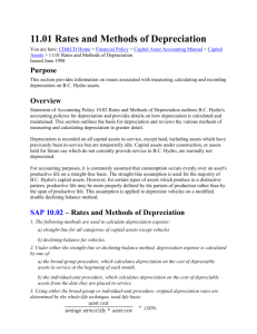 JIESC 1 021 0a 05 Att5 Rates & Methods of Depreciation