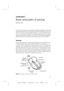 Basic principles of pacing