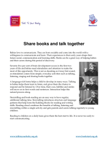 Share books and talk together