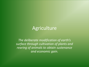 Agriculture - Faculty Web Pages